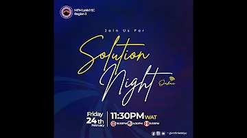 Solution Night with Pastor Tobi Popoola | Live Virtual Gathering | 24th February 2023
