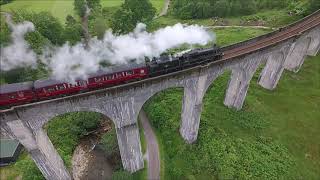 The Jacobite, Glenfinnan Viaduct and The West Highland Line, Scotland