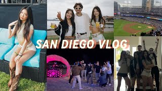 VLOG: SAN DIEGO W/ SUBURB TALKS- Festival, Baseball Game, Bars