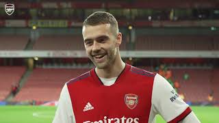 Calum Chambers on scoring after being on the pitch just 23 seconds!
