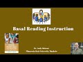 Reading instruction using basals