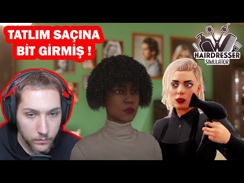 KUAFÖR SALONU AÇIP SAÇ BOYADIM ! HAIRDRESSER SIMULATOR (1. BÖLÜM)