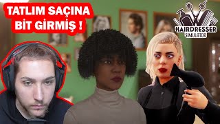 Kuaför Salonu Açip Saç Boyadim Hairdresser Simulator 1 Bölüm