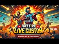 Custom With Subscribers 🥰#freefire #live #custom