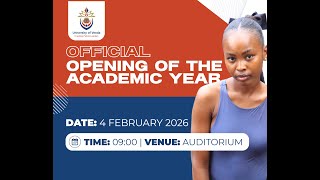 OFFICIAL OPENING OF THE 2026 ACADEMIC YEAR