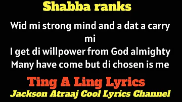 Shabba Ranks Ting A Ling Lyrics @jacksonatraajcoollyrics7582