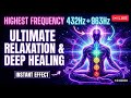 432Hz + 528Hz Deep Frequencies | Mind Detox &amp; Stress Relief Sleep Music