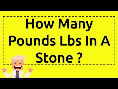 How Many Pounds Lbs In A Stone