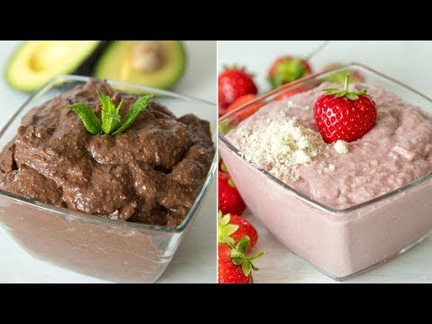 5 Dessert Hummus Recipes - Chocolate Avocado, Strawberry Cheesecake, Carrot Cake and Red Velvet