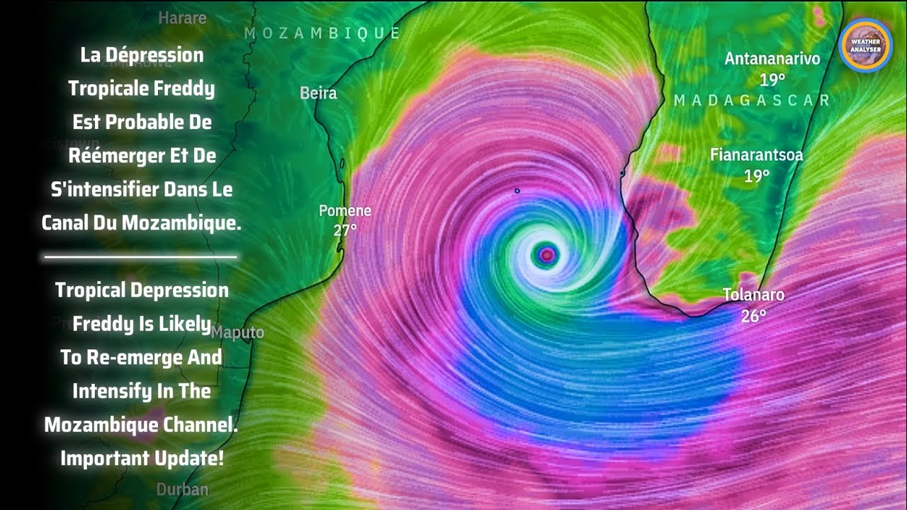Tropical Depression Freddy Is Likely To Re-emerge And Intensify In The ...
