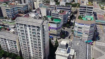 The Real 3D City of South Korea in Cesium using 3DTiles that is consisted by Drone data