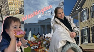 Výlet do okolí Washingtonu 🇺🇸| první den hlídání, Whitehouse je malinkej? nejmenší Terminal ✈️