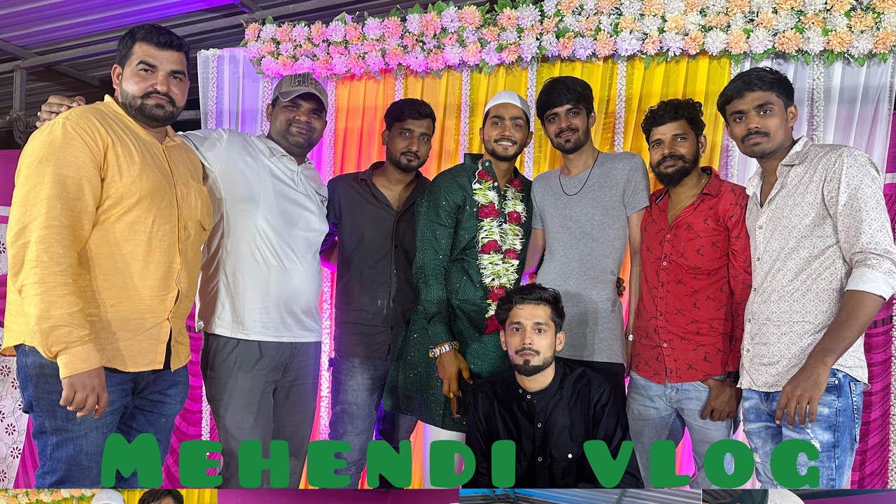 Mehendi wala vlog me to zama hi aagaya 😃💚 |sohail khan| 