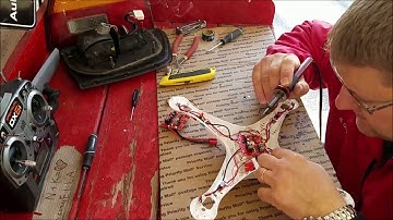 Syma X8C Quadcopter repair, replacement of receiver board.