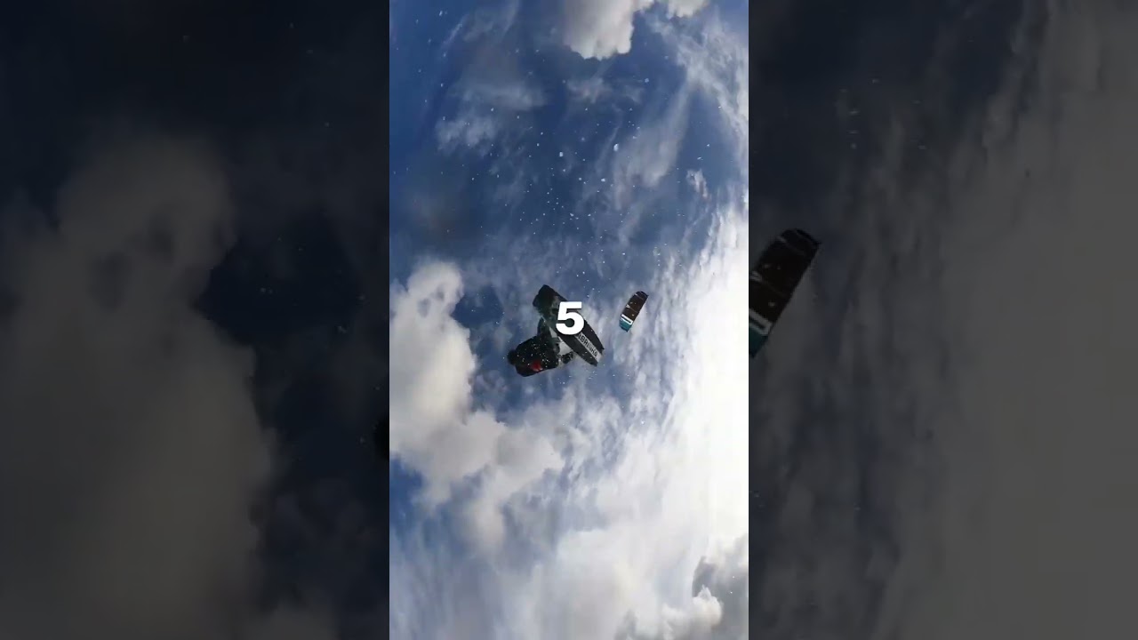 Jumping over each other #shorts #kitesurfing