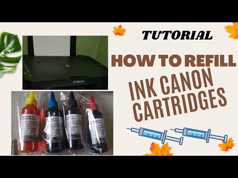 How to refill ink cartridges Canon PIXMA mg2570s (745s &746s ) | Mommy Annejay