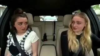 Maisie Williams and Her best friend Sophie Turner at Karaoke