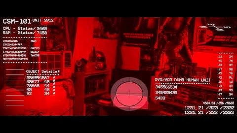 VFX test Terminator Vision