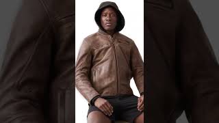 H D Men&#39;s Ventura 3 IN 1 Midweight Leather Jacket, Brown