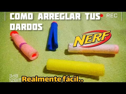 Cómo arreglar tus Dardos Nerf/Mod a nerf Darts/4 Mods Dardos Nerf Español 