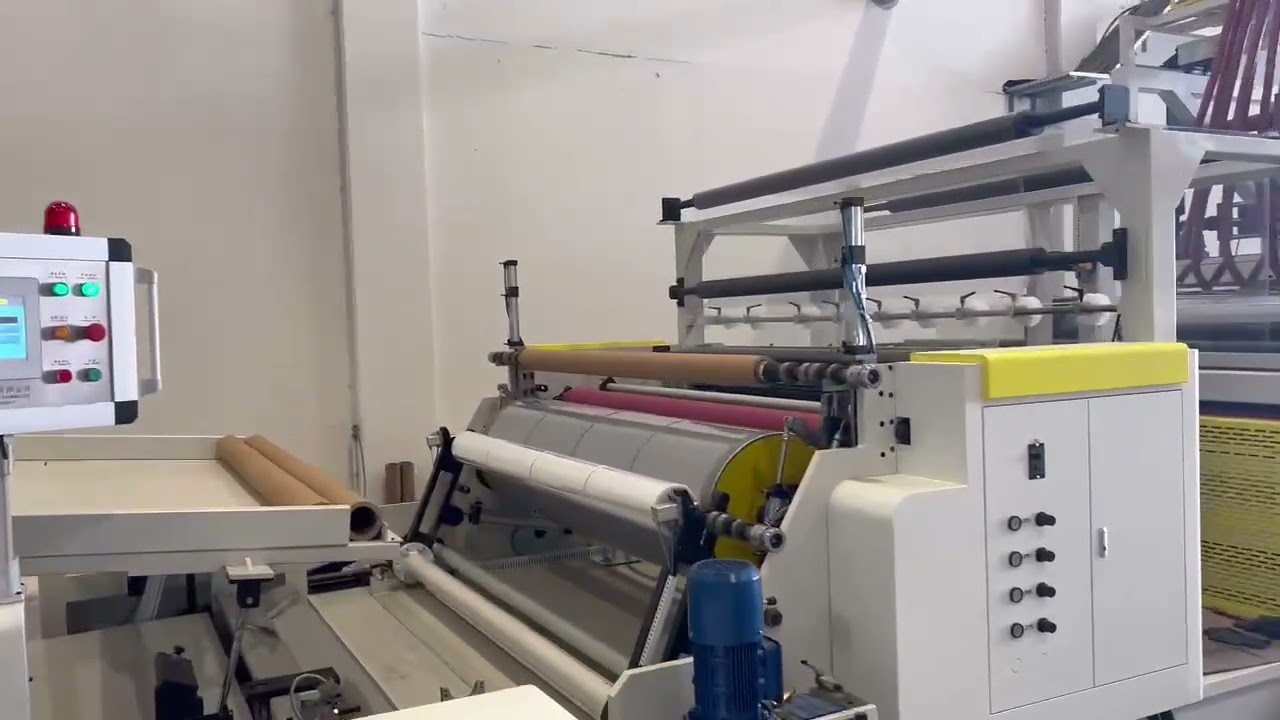 Jumbo roll PE cast stretch film machine 2000mm three layer or five layer machine working in Turkey