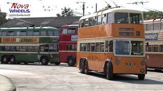 Newcastle Trolleybus 501 in action at Sandtoft