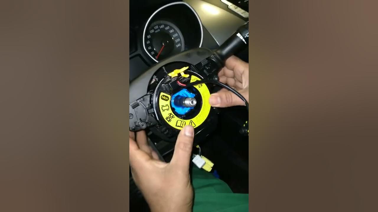 how to replace clock spring...... Hyundai elantra - YouTube