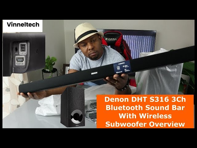 With YouTube Wireless Subwoofer S316 Sound Overview 3Ch Bluetooth Bar DHT - Denon