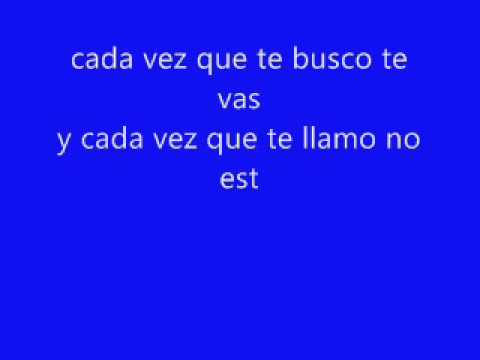 Juanes y Nelly Furtado - Fotografía (con letra)