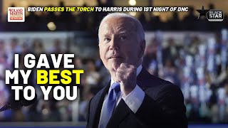 Biden Delivers Emotional DNC Speech As He PASSES THE TORCH To VP Kamala Harris | Roland Martin