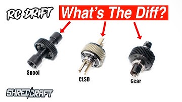 RC Drift Differentials Compared: CLSD vs Gear Diff vs Spool