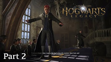Hogwarts Legacy Walkthrough Part 2 - First Lessons [PS5] [NO COMMENTARY]