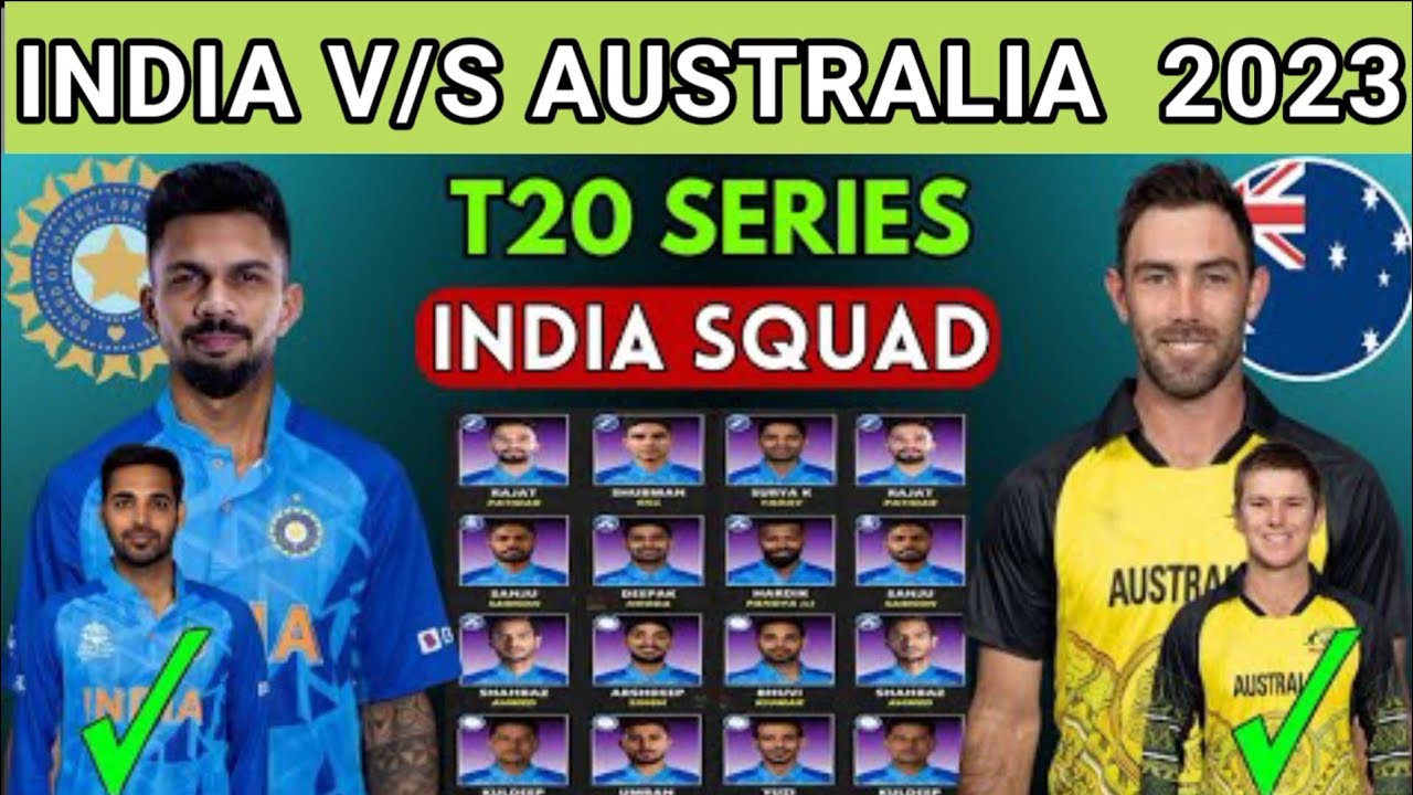 India vs Australia T20 series! india squad! India’s squad for T20