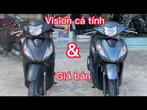 Video Cận cảnh Honda Vision 2022 phiên bản cá tính vành lớn... - youtube