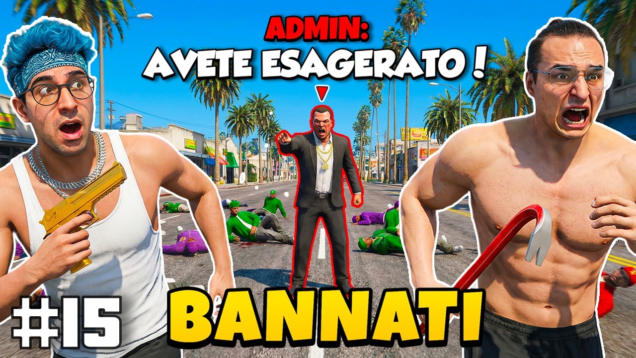 TUBERANZA E TEKNOYD BANNATI dal server di GTA5 RP dopo il massacro del SERVER 🔥
