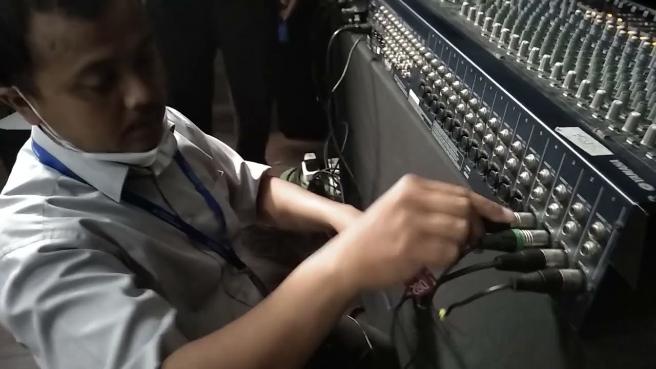 SETTING MIXER Yamaha MG24/14FX  Live