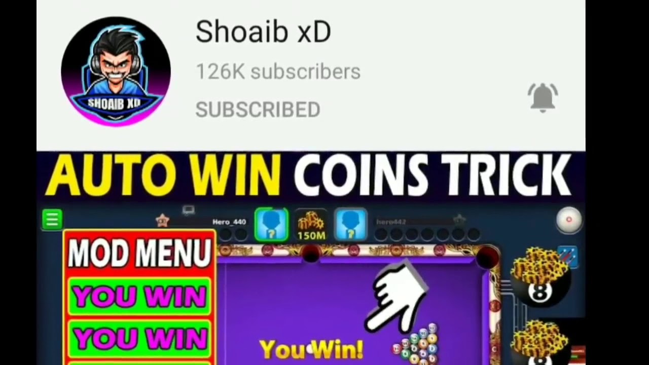 Foul Trick Auto Win Coins Trick Again 8 Ball Pool 4.8.5 2020