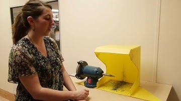 Bench Polisher with dust hood and extraction for all metal polishing