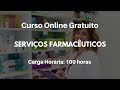 Servios farmacuticos  curso online grtis