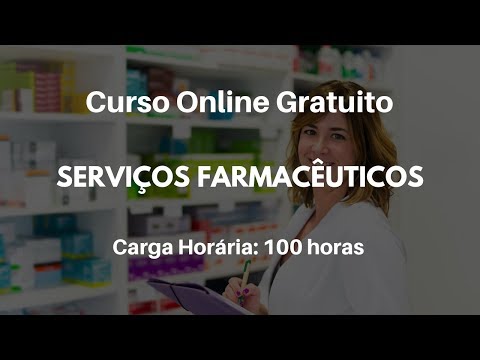 Serviços Farmacêuticos - Curso Online Grátis