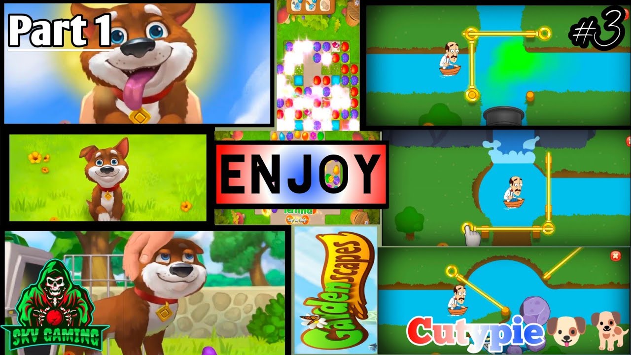 Buying New Dog | SKV Gaming | Gardenscapes GamePlay #3 | Part 1 | 