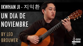 Ikwhan Ji (지익환) performs Leo Brouwer's "Un Dia De Noviembre" on a 1964 Masaru Kohno "4" guitar