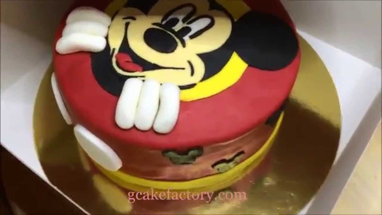 Gcakefactory Gateau Mickey Mouse Youtube