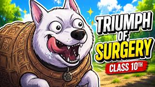 A Triumph of Surgery Class 10 (Animation) | Class 10 English Chapter 1 Footprints Without Feet Book