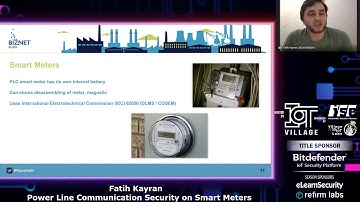 Power Line Communication Security on Smart Meters - Fatih Kayran @kayranfatih