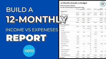 Create a Killer 12 Month Budget Report in Xero Fast