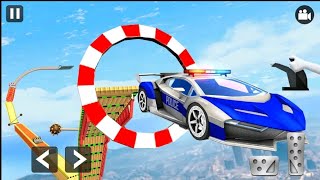 US Police Car Stunt Mega Ramp Racing - Impossible Car Driving Simulator - Android Gameplay screenshot 4