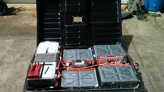 How to disassemble a 2013 Nissan leaf battery pack