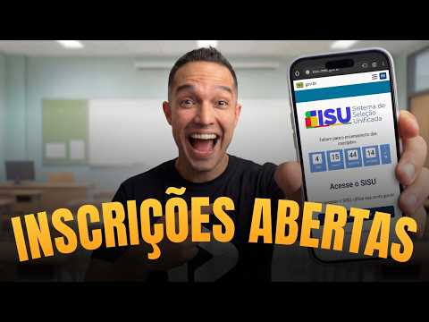 🚨 URGENTE: Como se inscrever no SISU 2026, lista de espera e erros que ELIMINAM sua vaga