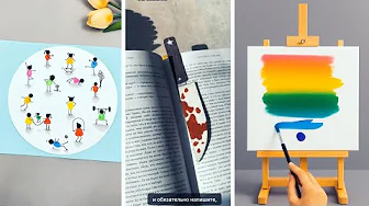 10 Easy Art Tips & Hacks || Cool Art ideasI Painting tutorials thumbnail